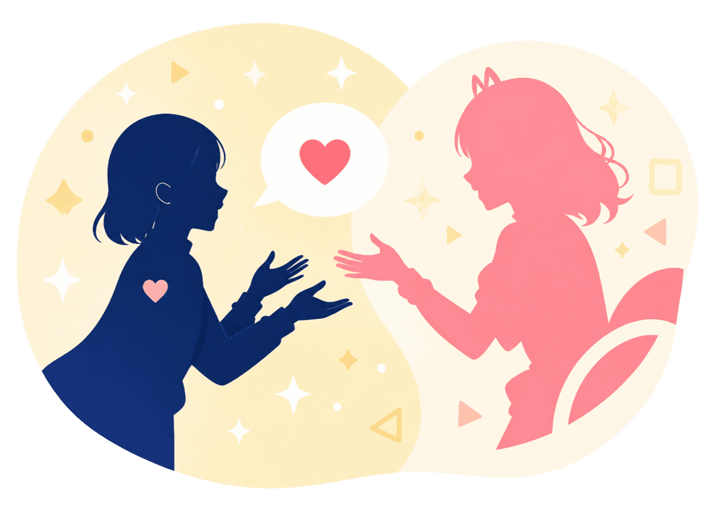 Fan and VTuber connection concept